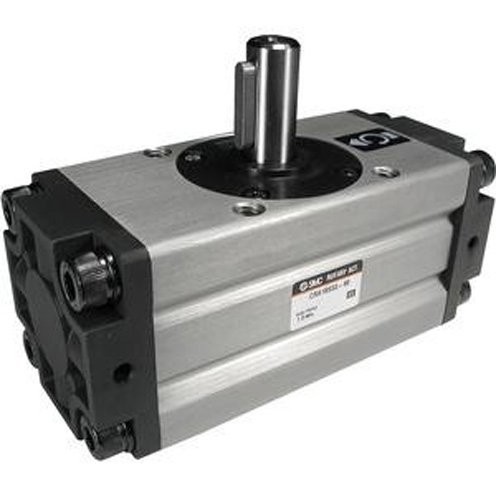 SMC CRA1-50-PS - SMC CRA1-50-PS Rack-and-Pinion Pneumatic Rotary Actuator, 50mm Body, Type: Rack-and-Pinion Mount, Cushion Angle: 35°