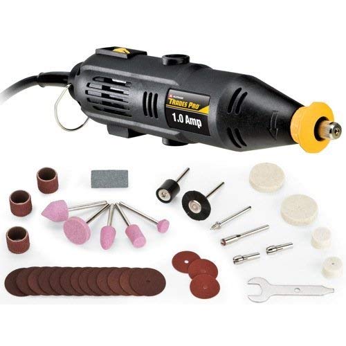 Tradespro 837203 Rotary Tool and Accessory Set, 36 Pieces by Tradespro