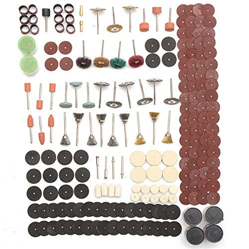 340pcs Rotary Tool Accessory Set Fits For Dremel Grinding Sanding Polishing Tool