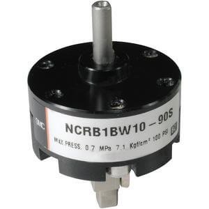 SMC NCRB1FW20-90S - SMC NCRB1FW20-90S Rotary Single Vane Pneumatic Rotary Actuator, Double Shaft, 20mm Bore Dia, Type: Rotary Single Vane