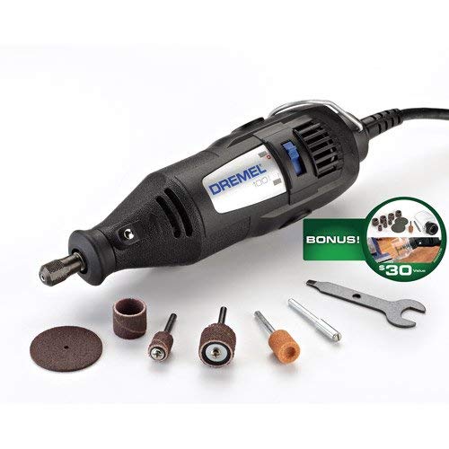 Dremel 100-N/6 120V Single Speed Rotary Tool with Bonus Attachment and 11 Accessories