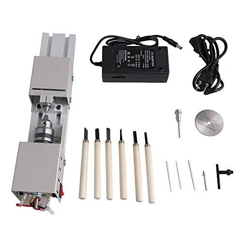 Mxfans High Speed Saw Blade Pearl Micro Lathe Machine Woodworking Tool Set