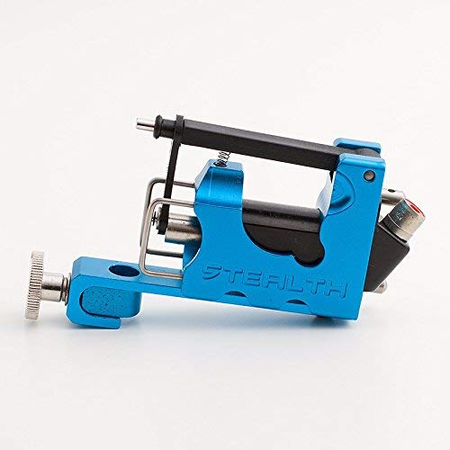 Noiseless Tattoo Gun Rotary Tattoo Machine Complete with three bearings only 100g Blue