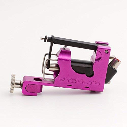 Noiseless Tattoo Gun Rotary Tattoo Machine Complete with three bearings only 100g Purple