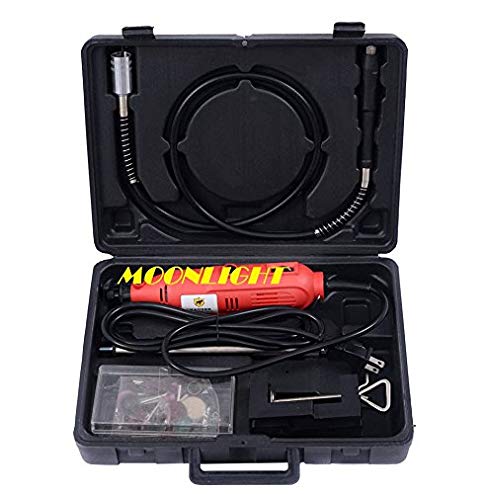 Flexshaft Rotary Tool Kit Variable Speed 40pcs Accessories And with Case