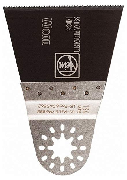 Wood, Drywall and Plastic Saw Rotary Tool Blade, 2-9/16 Inch Standard E-Cut Blade, For Use with Fein Multimaster