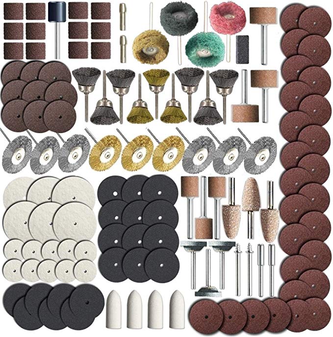 337 Piece Rotary Tool Accessory Set - Fits - Grinding, Sanding, Polishing