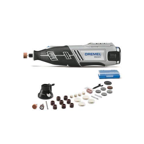 Dremel 8220-DR-RT 12V Max Cordless Lithium-Ion Rotary Tool Kit with 1.5 Ah Battery Pack (Certified Refurbished)