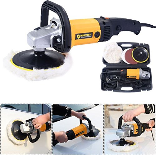 K&A Company Polisher Car Electric 6 Variable Speed 7 Buffer Sander Waxer Detail Boat New 1600 Watts