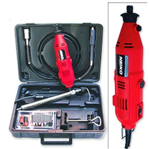 Variable Speed Rotary Tool Kit with Case Flexshaft 40pc Accessories Fits Dremel by Rotary Tools