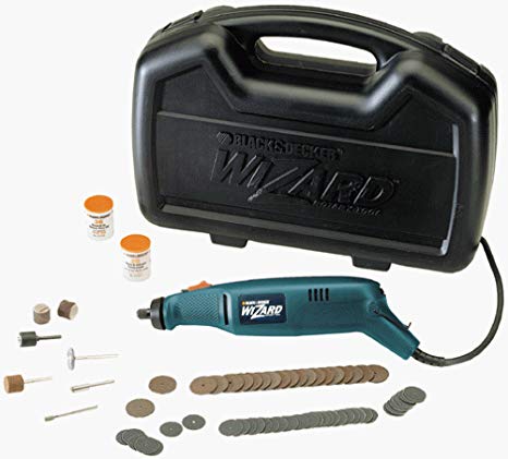 Black & Decker RT550M Wizard Variable Speed/High Torque Rotary Tool with 101 Accessories