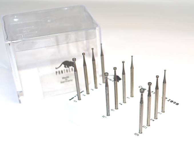 Grobet Panther Jewelers Burs Cup #77b Set of 12