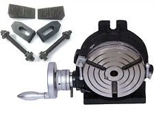 Horizontal Vertical HV6-3 slots Rotary Table & M8 Clamp Kits-Milling, Engineering Tools