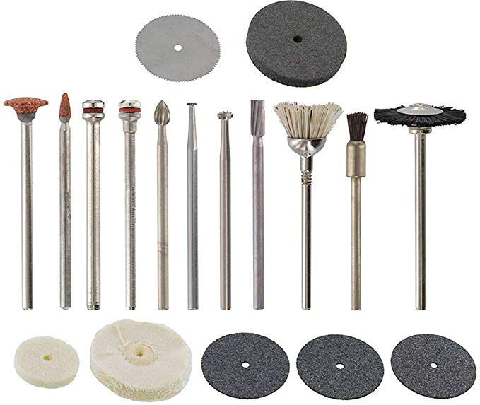 Rotary Tool Accessories Kit, 18 Piece